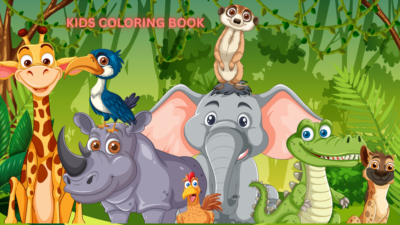 I will create kids coloring book for Amazon KDP