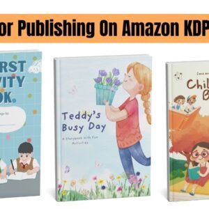 I will create and design unique children’s story and coloring books for Amazon KDP