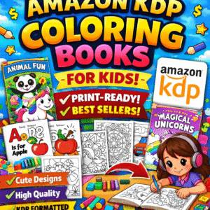 I will design fun and creative kids coloring books for Amazon KDP
